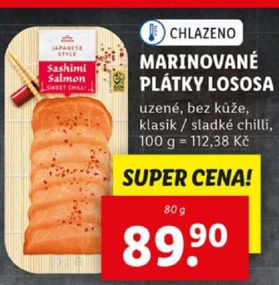 MARINOVANÉ PLÁTKY LOSOSA