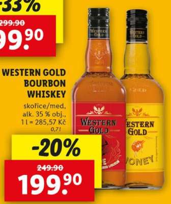 WESTERN GOLD BOURBON WHISKEY