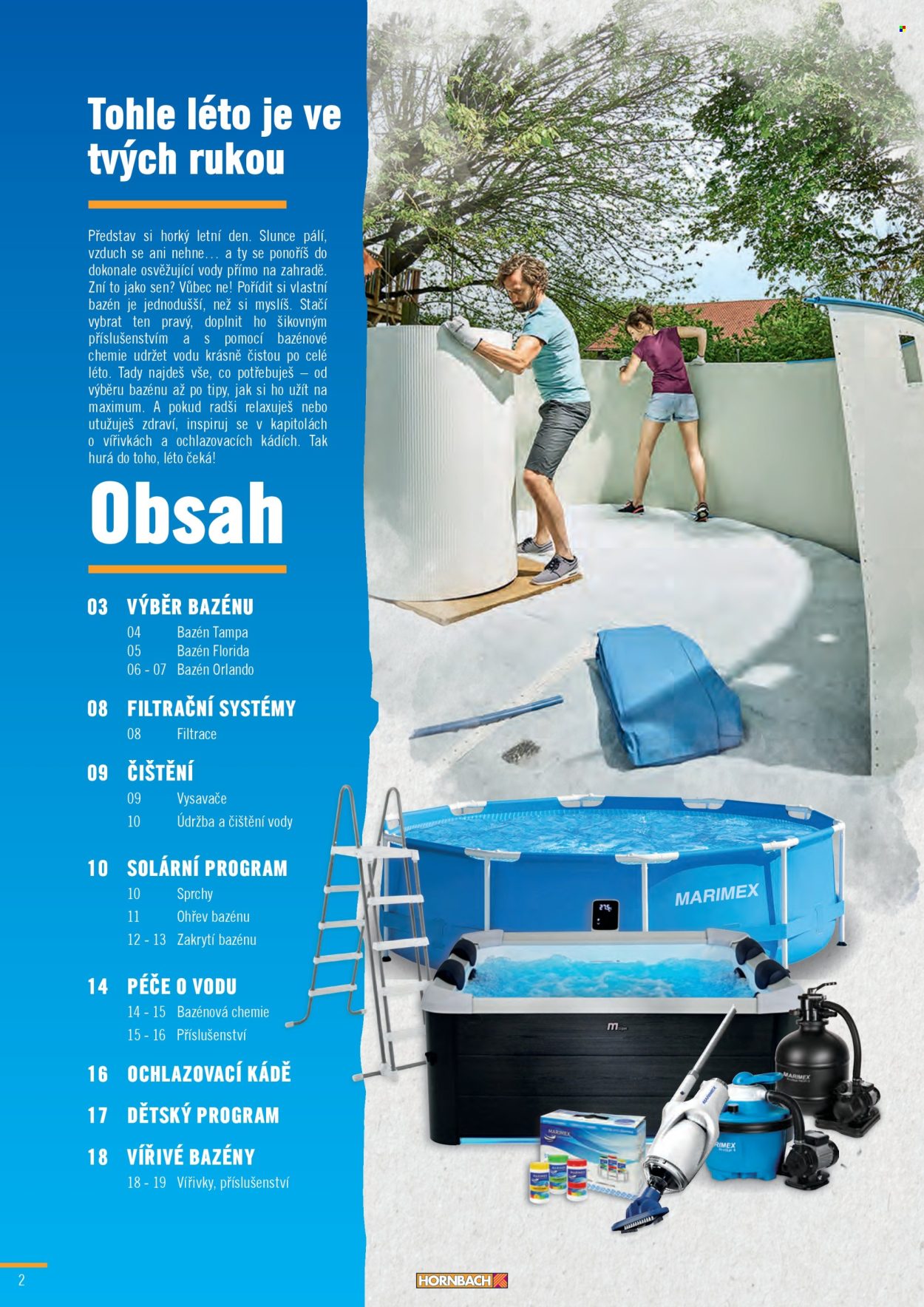 Leták HORNBACH. Strana 2