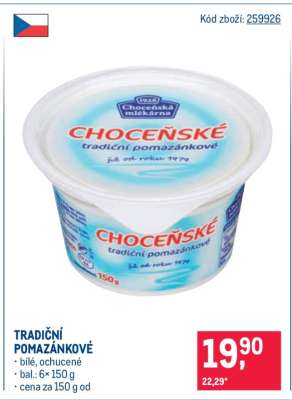 Tradiční pomazánkové