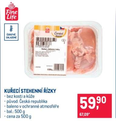 Kuřecí stehenní řízky
