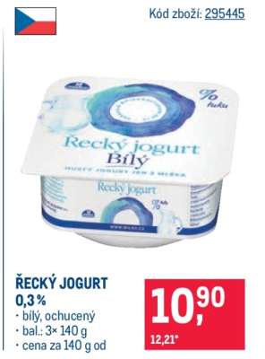 Řecký jogurt 0,3 %