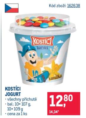 Kostíci jogurt
