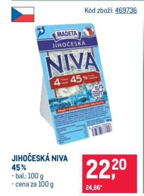 Jihočeská niva 45%