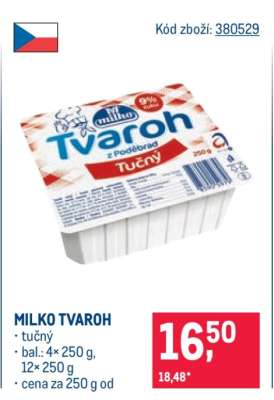 Milko tvaroh