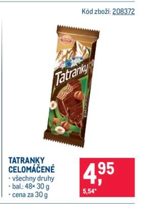 Tatranky celomáčené
