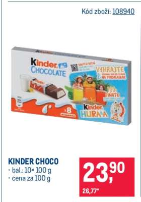 KINDER CHOCO
