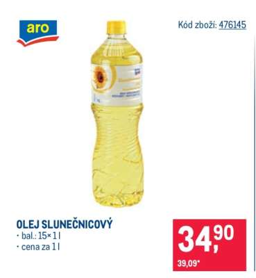 Olej slunečnicový