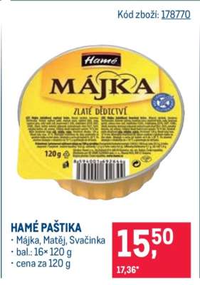 Hamé paštika