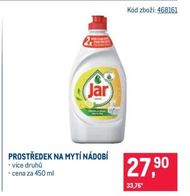 Prostředek na mytí nádobí