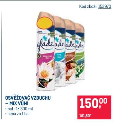 OSVĚŽOVAČ VZDUCHU – MIX VŮNÍ