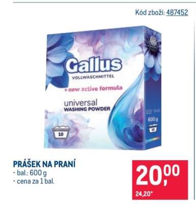 PRÁŠEK NA PRANÍ