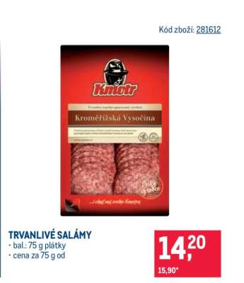 Trvanlivé salámy