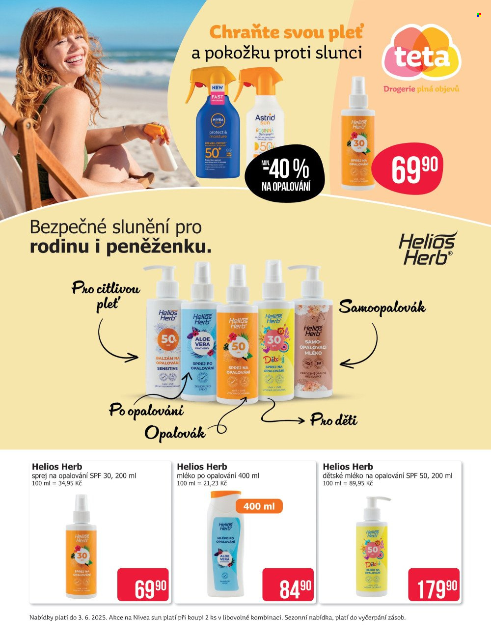 Leták Teta drogerie - 16.5.2025 - 3.6.2025. Strana 1
