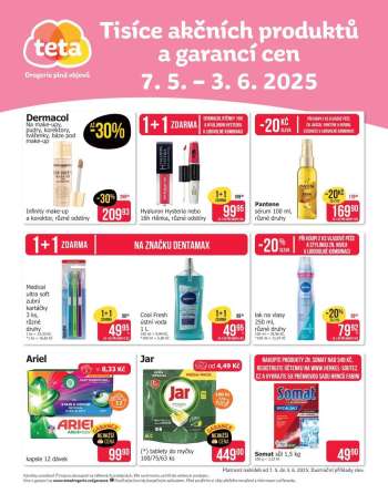 Leták Teta drogerie - 7.5.2025 - 3.6.2025.