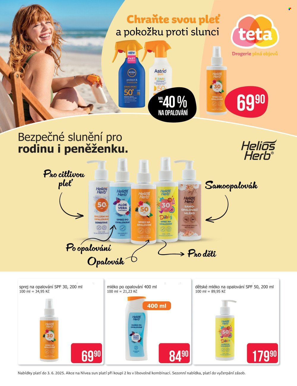 Leták Teta drogerie - 7.5.2025 - 3.6.2025. Strana 1