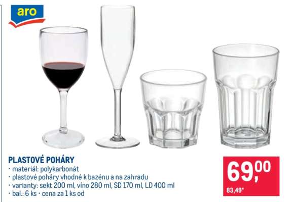 PLASTOVÉ POHÁRY