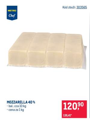Mozzarella 40 %