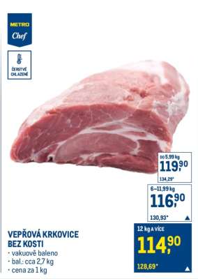 Vepřová krkovice bez kosti