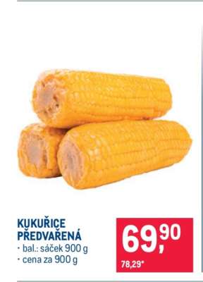 Kukuřice předvařená