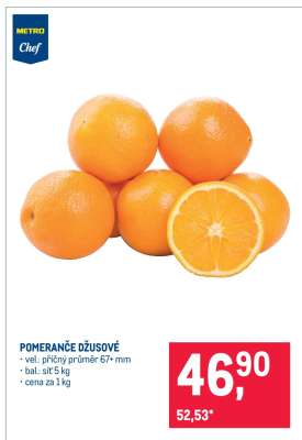 Pomeranče džusové