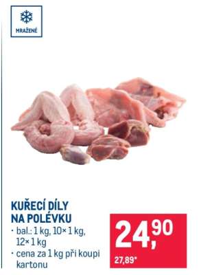 Kuřecí díly na polévku