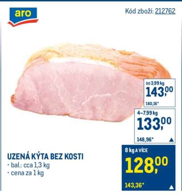 Uzená kýta bez kosti