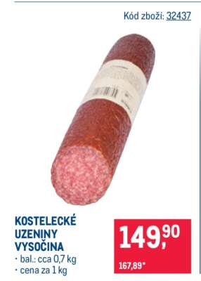 Kostelecké uzeniny Vysočina