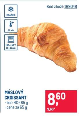 Máslový croissant
