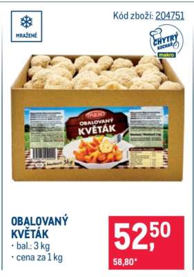 Obalovaný květák