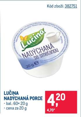 Lučina Nadýchaná porce