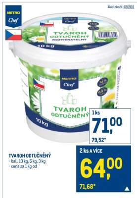 Tvaroh odtučněný
