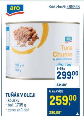 Tuňák v oleji