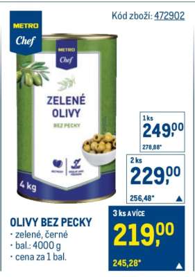 Zelené olivy