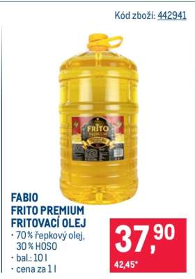 FABIO FRITO PREMIUM FRITOVACÍ OLEJ