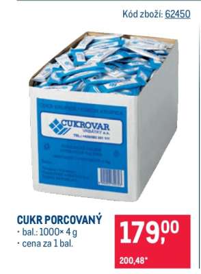 Cukr porcovaný
