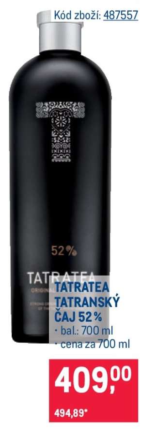 Tatratea Tatranský čaj 52 %