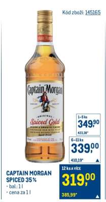 Captain Morgan Spiced 35 %