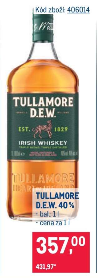 Tullamore D.E.W. 40 %