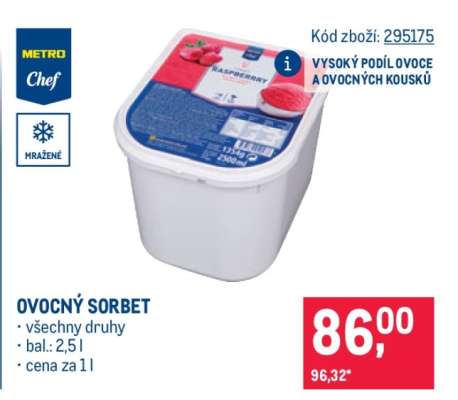 Ovocný sorbet