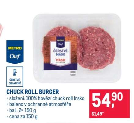 CHUCK ROLL BURGER