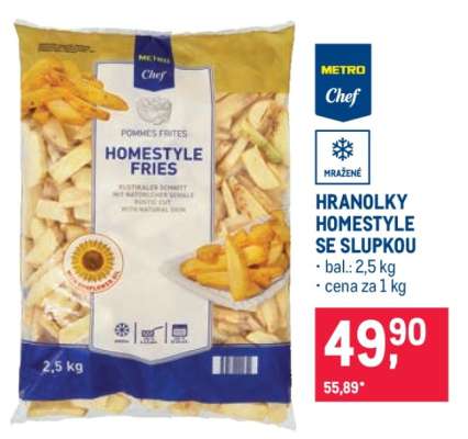 HRANOLKY HOMESTYLE SE SLUPKOU