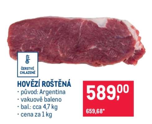 Hovězí roštěná