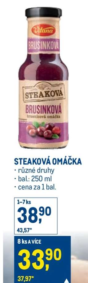 STEAKOVÁ OMÁČKA