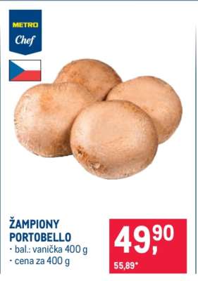 Žampiony Portobello