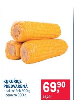 Kukuřice předvařená