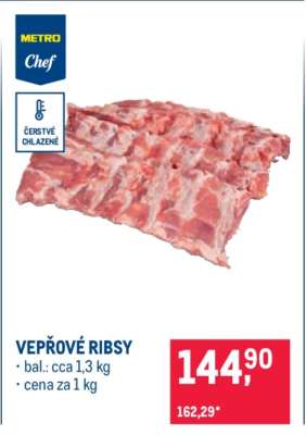 VEPŘOVÉ RIBSY
