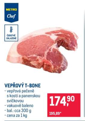 VEPŘOVÝ T-BONE