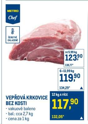 Vepřová krkovice bez kosti