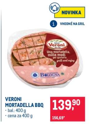 VERONI MORTADELLA BBQ